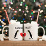 Penguin Love Valentines Mug Set, thumbnail 1 of 3