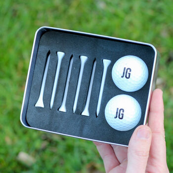 Personalised Emergency Golf Set Tin Gift For Him, 2 of 3