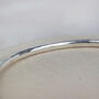 Sterling Silver Thick Hammered Bangle, thumbnail 4 of 5