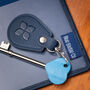 Eco Friendly Disabled Blue Badge Vegan Leather Wallet And Radar Key Made From Recycled Bottles In Navy, thumbnail 4 of 10