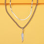 Customisable Double Layered Necklace, thumbnail 4 of 10