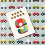Mini Gold Star Number Nine Card, thumbnail 4 of 5