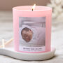 Personalised New Baby Photo Candle, thumbnail 1 of 3