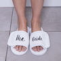 Personalised Wedding Slippers, thumbnail 1 of 5