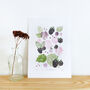 Blackberries A5 Art Print, thumbnail 3 of 3