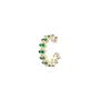 Rebecca Green Gold Ear Cuff, thumbnail 1 of 2