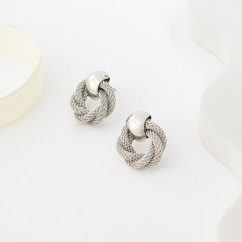 Twisted Rope Love Knot Earrings, 4 of 6