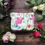 Bespoke Handmade Floral Cosmetic Bag, thumbnail 1 of 5