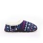 Serena Navy Pink Nordic Women's Slippers Indoor/Garden Shoes, thumbnail 4 of 8