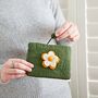 Handmade Felt Daisy Purse, thumbnail 3 of 9