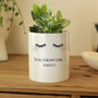 Personalised Eyelashes Ceramic Makeup Brush Pot, thumbnail 5 of 5