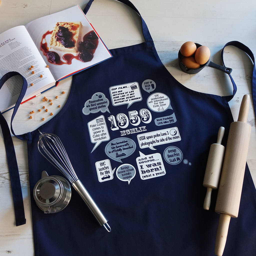 events-of-1959-60th-birthday-gift-apron-by-good-time-gifts-notonthehighstreet