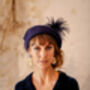 Navy Beret With Optional Veil And Accessories, thumbnail 4 of 12