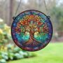 Tree Of Life Stained Glass Effect Suncatcher, thumbnail 3 of 6