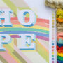 Rainbow Of Hope Tapestry Kit, thumbnail 7 of 7