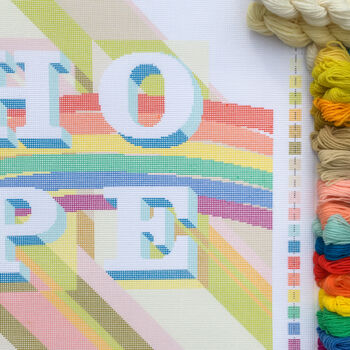 Rainbow Of Hope Tapestry Kit, 7 of 7