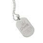 Personalised No.One Daddy Steel Dog Tag Gift, thumbnail 3 of 8