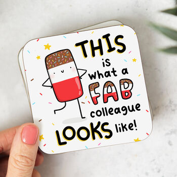 'This Is What A Fab Colleague Looks Like' Personalised Mug, 5 of 5
