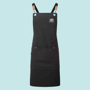 Personalised Initials Click And Clasp Apron, 4 of 9