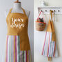 Personalised Quality Cotton Apron, Birthday Gift, thumbnail 3 of 9