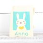 Personalised Bunny Rabbit Easter Cotton Bags, thumbnail 2 of 5