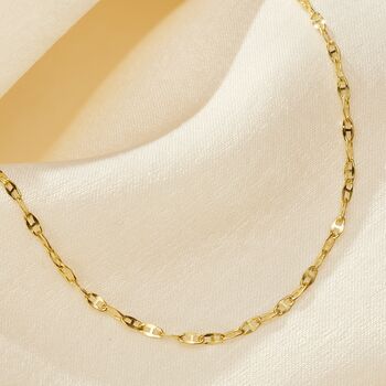 9ct Gold Rambo Chain Necklace, 3 of 7