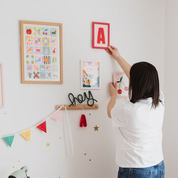 Personalised Initial Decoration Framed Wall Art, 3 of 4
