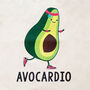 'Avocardio' Funny Tote Bag, thumbnail 4 of 4