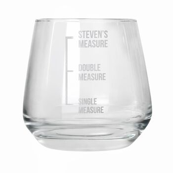 Personalised Measures Whisky Glass, 5 of 6