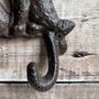 Cute Clowder Of Cats Wall Coat Hook Pair, thumbnail 5 of 6