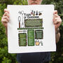 Personalised 40th Birthday Gift For Gardeners Handkerchief Pair, thumbnail 3 of 6