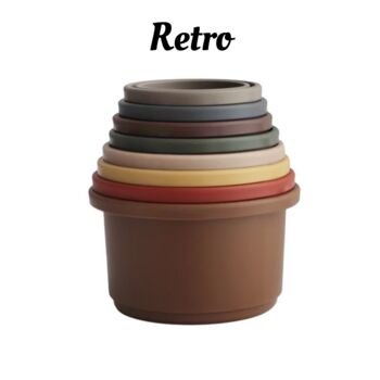 Stacking Cups Babies And Toddler Retro, 3 of 8