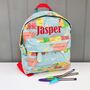 Vintage Style Personalised Backpack, thumbnail 7 of 12