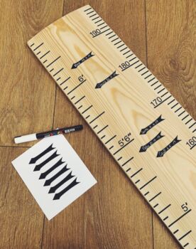 Height Chart Vinyl Marker Stickers, 2 of 3