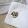 Horse And Horseshoe Cufflinks 316 L Stainless Steel Equestrian Gift For Him, thumbnail 3 of 6