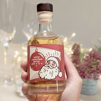 Personalised Christmas Salted Caramel Vodka With Music, 4 of 5
