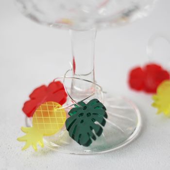 Wine Glass Charms, Tropical, Set Of Six, 2 of 8