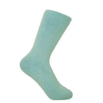Plain Women's Bed Socks – Blue, 3 of 4