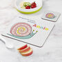 Personalised Kid's Snail Placemat Set, thumbnail 4 of 5