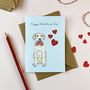 Yellow Labrador Valentine's Day Card, thumbnail 1 of 2