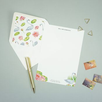 Water Birds Personalised Writing Paper, 4 of 9