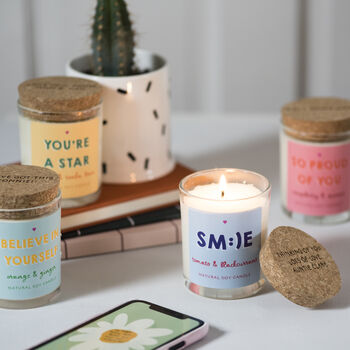 'You're A Star' Amber And Tonka Bean Candle, 3 of 3