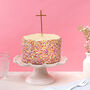 Christening Or Baptism Cross Celebration Cake Topper, thumbnail 1 of 2