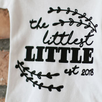 New Born Baby Personalised Baby Grow/ Vest, 2 of 2