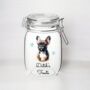 Personalised French Bulldog Kilner Style Treat Jar, thumbnail 2 of 2