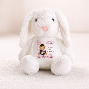 Personalised First Day School Bunny Gift, 4 of 5