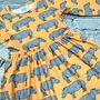 Organic Rhino Dress, Baby Dress, Girls Dress, thumbnail 2 of 2
