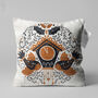 White Xmas Cushion Cover With Cuckoo Clock And Birds, thumbnail 1 of 7