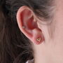 'Grandma's Solid Gold' Knot Earrings, thumbnail 3 of 3