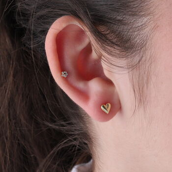'Grandma's Solid Gold' Knot Earrings, 3 of 3